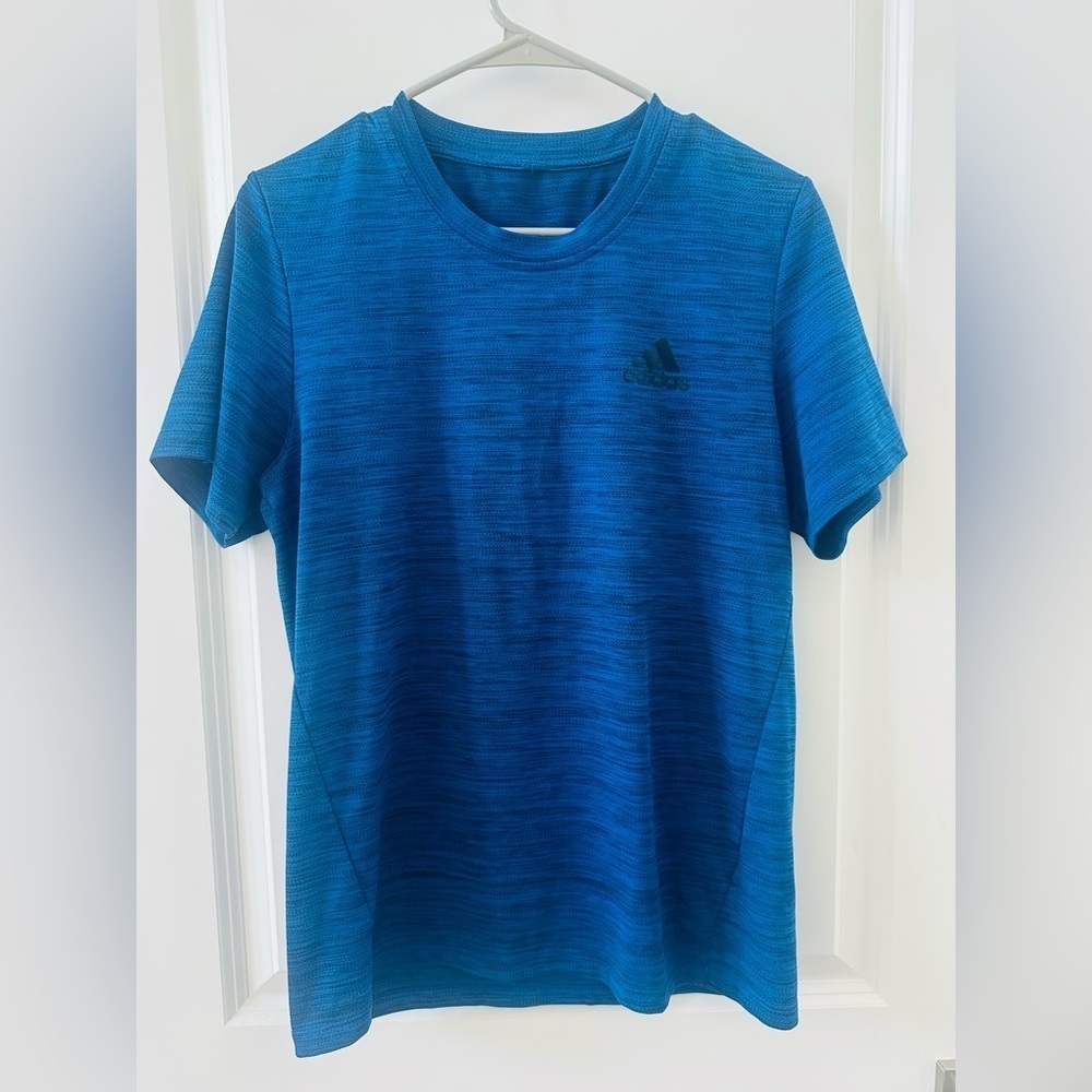 Adidas men’s small blue athletic tee